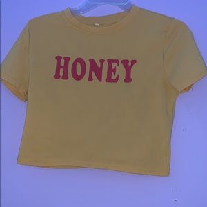 Yellow Honey Crop Top